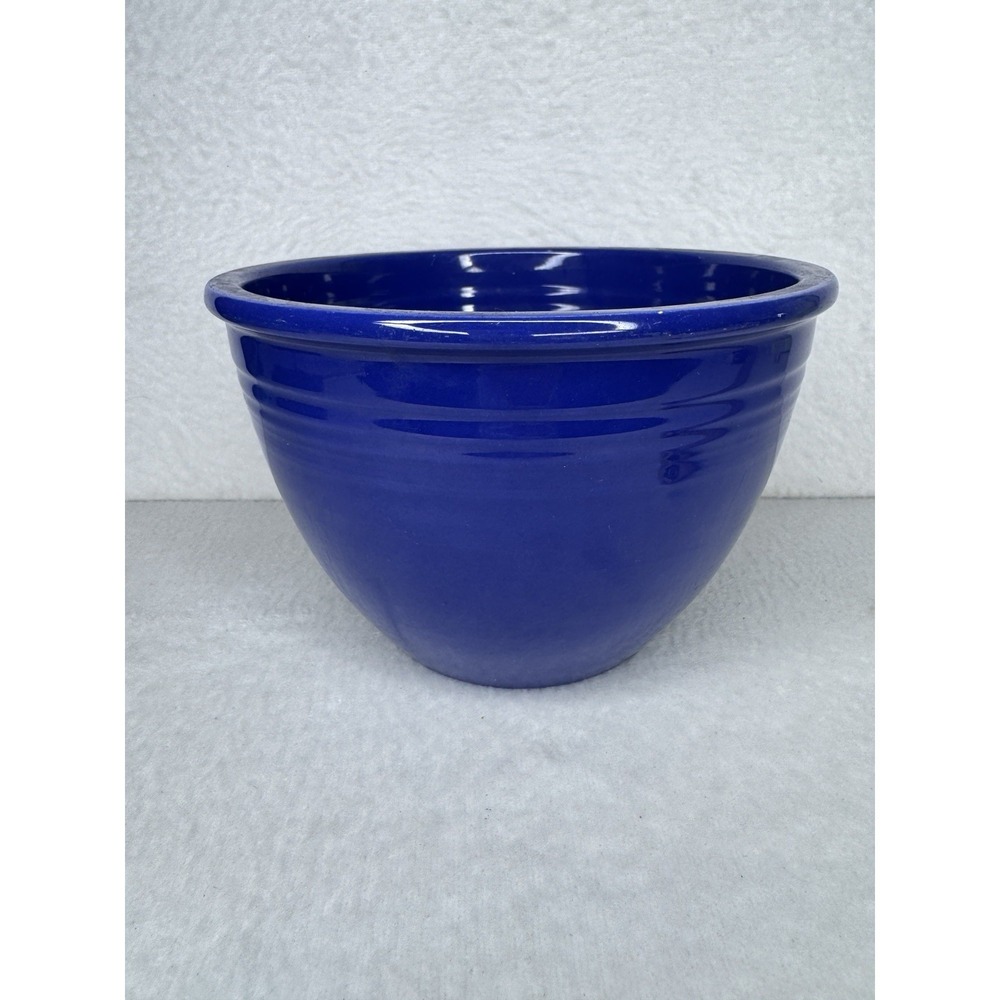 Vintage Fiestaware #4 Cobalt blue Mixing/ Nesting Bowl Homer Laughlin 1936 - 51